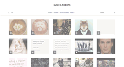 Desktop Screenshot of blog.sushiandrobots.com